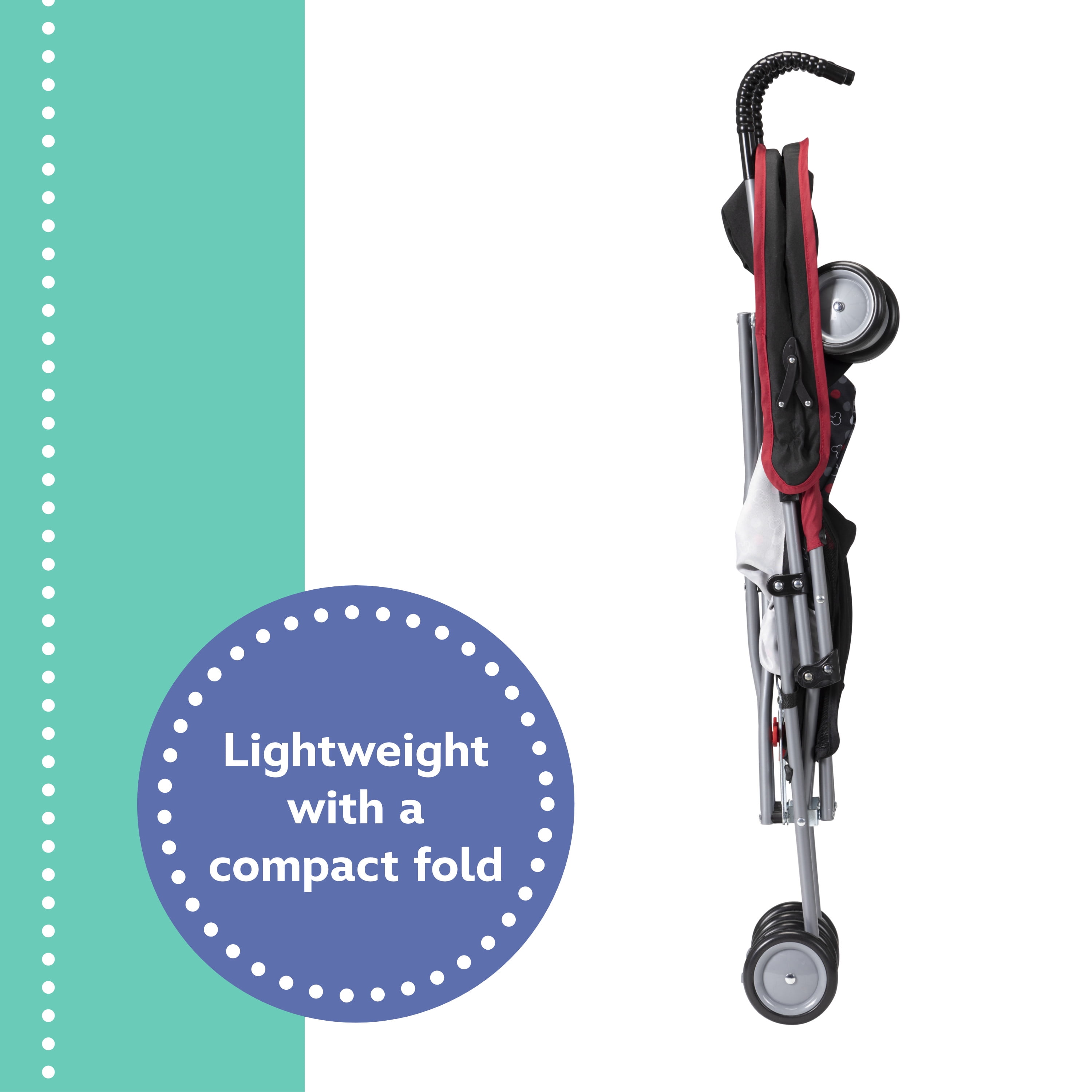 Disney Baby Comfort Height Character Umbrella Stroller with Basket, Modern Mickey, Toddler, Unisex