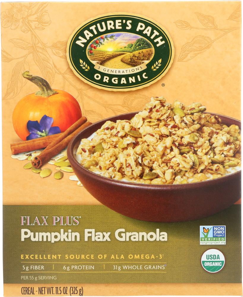 Nature's Path Organic Flax Plus Pumpkin Granola Cereal, 11.5 oz Boxes
