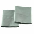 thumbnail image 6 of (2 pack) Better Homes & Gardens 300 Thread Count Green River Cotton Percale Pillowcases, Queen (2 Count), 6 of 8