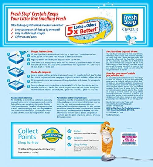 Fresh Step Crystals, Premium Cat Litter, 8 Pound Bag