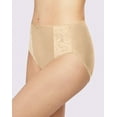 thumbnail image 5 of Bali Double Support Hi-Cut Panty Soft Taupe 6 Women's, 5 of 6