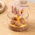 thumbnail image 2 of Meatball Maker Manual 5 Balls Meatball Maker Tool, Kitchen Extruded Translucent Meatball Making Tool for Dumplings Pastries and Meatballs Remaining Ground Meat Freezer Storage Containers, 2 of 9