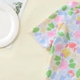 thumbnail image 5 of Hienoo Girls Floral One-Piece Swimsuit Short Sleeve Rashguard Bathing Suit, Sizes 0-3T, 5 of 7