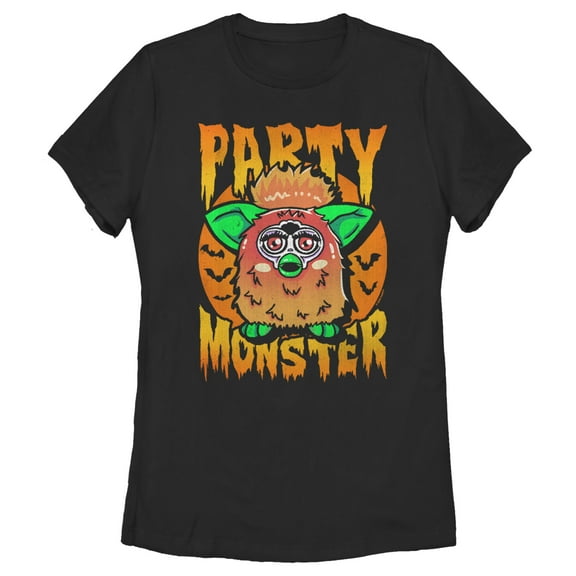 Women's Furby Halloween Party Monster Graphic T-Shirt