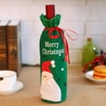 thumbnail image 5 of Paquete de 6 fundas navideñas para botellas de vino - Suéter de muñeco de nieve de Papá Noel, 5 of 5