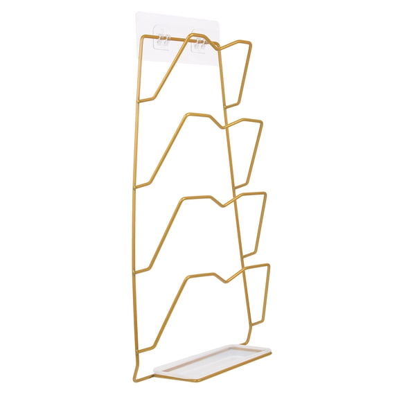 Door inside Pot Lid Storage Rack Kitchen Lid Holder 42X23CM