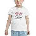 thumbnail image 2 of Like Mommy Smelly Like Daddy Cute Toddler Tshirts for Boys Girls (White, 5/6T), 2 of 5
