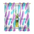 thumbnail image 6 of Yayeee Window Curtains Light Filtering 63"x42" Grommet Panel Pair Home Living Room Decor, Purple Drawing, 6 of 7