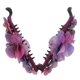 thumbnail image 4 of 1PC Fabric Flowers Beads Banana Hair Clip Ponytail Holder Hair Accessories for Women Girls (Purple), 4 of 4