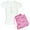 With Pink Camo Pant, variant on CafePress - Have & To Hold Pajamas - Women's Short Sleeve Print T-Shirt and Pants Light Cotton Pajama Set