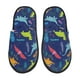 thumbnail image 1 of Fotbe Dinosaurs Pantuflas Peludas para Mujer con Estampado, Zapatillas de Peluche, Zapatos de Invierno para Casa, Uso Interior y Exterior-Medium, 1 of 8