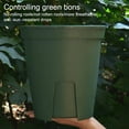 thumbnail image 4 of Becaristey 5x Green Lightweight And Practical Plant Pot For Wide Application Not Easy To Deform Nursery Pots Single pot 180锛?8*18cm 1Set, 4 of 6
