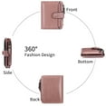 thumbnail image 4 of KALUNMA Women's Wallet RFID Blocking Leather Small Wallet Credit Card Holder with Coin Purse, 4 of 6