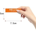 thumbnail image 2 of 10 etiquetas adhesivas con el nombre de Hello, etiqueta Hello My Name Is, 5 x 7,5 cm, para el nombre del bebé recién nacido, para el hogar, la escuela, la oficina, reuniones, correo, etc., 2 of 5