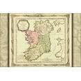 thumbnail image 1 of 24"x36" Gallery Poster, map of ireland 1766 in latin, 1 of 1