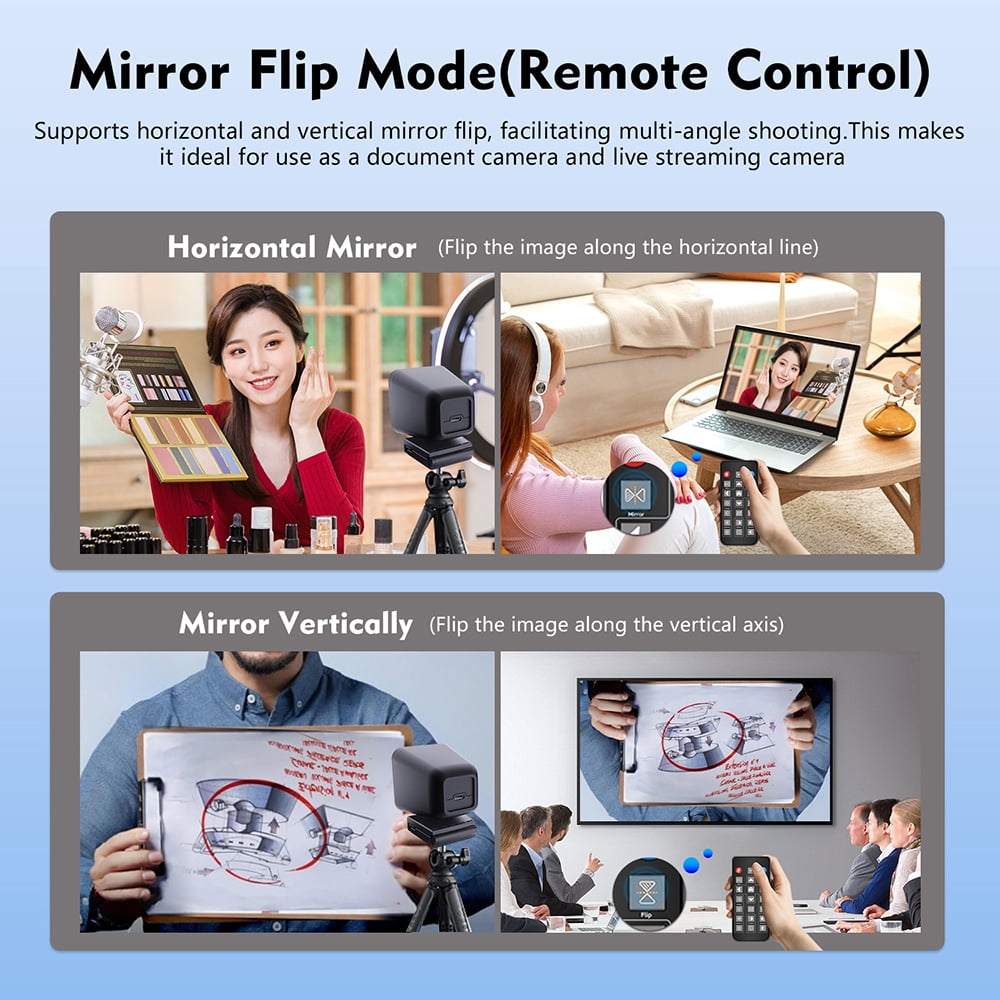 4K HD Webcam Autofocus 1080P USB Web Camera with  Sensor, Dual Microphone FOV 81° PC Camera for YouTube Streaming