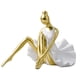 thumbnail image 4 of Estatuas de resina de bailarinas, figuras, colección de estatuillas, centros de mesa para niñas EstiloD20x13.5x14.5cm, 4 of 9