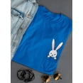 thumbnail image 3 of Bunny in Pocket Graphic Design Women T-Shirt, Female Small, 3 of 4