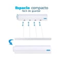 thumbnail image 2 of Tendedero de Ropa Retractil Bluelander Blanco Moderno, 2 of 4