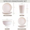 thumbnail image 2 of Juego de vajilla Rubtlamp Wheat Straw, 16 unidades, para 4 personas, 2 of 7