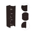 thumbnail image 4 of TUHOME Baleare Pantry Cabinet Engineered Wood Pantries in  Black, 4 of 9
