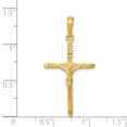thumbnail image 2 of 14K Yellow Gold Crucifix Pendant, 2 of 2