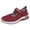 Red, variant on CHICVOMEY Comfortable Women's Sneakers Lightweight Hook‑and‑Loop Mary Jane Shoes Breathable Mesh Walking Shoes Ideal for Daily Wear & Walking