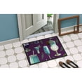 thumbnail image 4 of Drinks and Cocktails Purple Doormat 18x27, 4 of 4