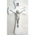thumbnail image 2 of McVan 79-66 6.75 x 3.75 x 0.9 in. 6in Boys Wall Crucifix with Chain - White, Silver & Blue, 2 of 2