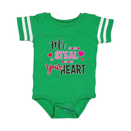 

Inktastic Mr Steal Your Heart Boys Baby Bodysuit