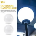 thumbnail image 5 of Topbathy Outdoor Lamp Globe for Garden Lamp White Acrylic 2Pcs, 5 of 6