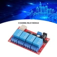 thumbnail image 4 of 4 Channel Relay Module USB Drive Free DC Relay Board Computer Control 3 Operating Modes PLC Board Relay Switch, 4 of 8
