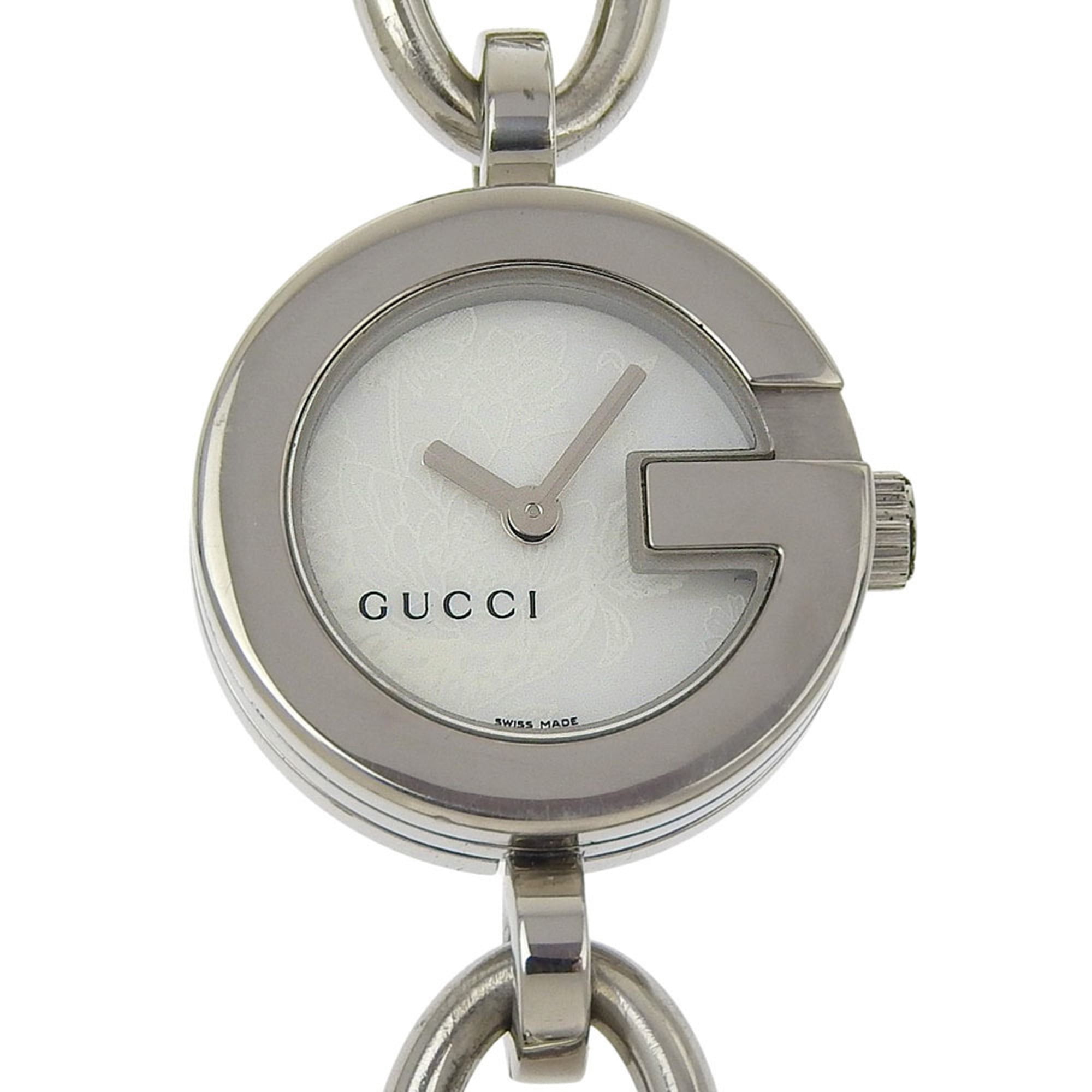 New Gucci Interlocking G PVD Steel Anthracite Dial Grey  display picture 3