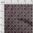 thumbnail image 2 of oneOone Velvet Black Fabric Asian Suzani Sewing Craft Projects Fabric Prints By Yard 58 Inch Wide, 2 of 5