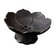 thumbnail image 5 of Frutero de cerámica con drenaje, bandeja para aperitivos, colador de cocina, plato de fruta de cerámica para encimera de cocina rústica Esmalte negro, 5 of 8