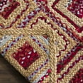 thumbnail image 4 of SAFAVIEH Cape Cod Alayna Geometric Runner Rug, Natural/Red, 2'3" x 8', 4 of 8