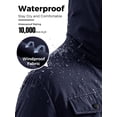 thumbnail image 4 of Wantdo Men's Big and Tall Coat Warm Winter Jacket Heavyweight Winter Parka Coat Navy 3XL, 4 of 9