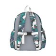 thumbnail image 3 of Boston Terrier with Bones and Paws Backpack for School,Cute School Bag,Schoolbag with Adjustable Shoulder Straps & Padded Back,13.4"x11"x4.7", 3 of 6