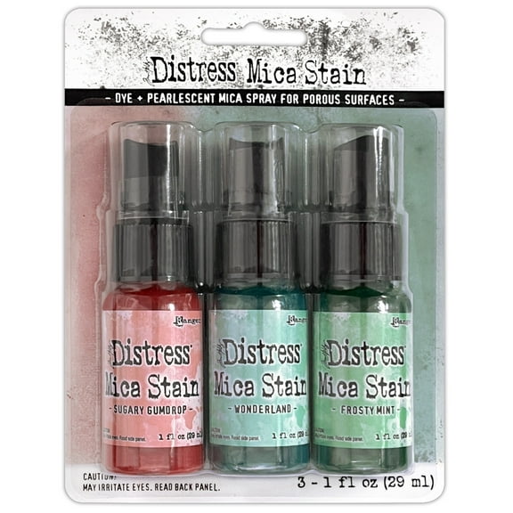 Tim Holtz Distress Mica Stain Set-Holiday Set #6