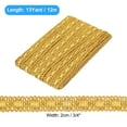 thumbnail image 2 of 13 Yards Gimp Braid Trim, 3/4 inch Wide Curtain Fabric Trim，Upholstery Trim for Sewing DIY Crafts Gold, 2 of 6