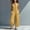 G1-Yellow, variant on Textilo Womens Sleeveless Summer Jumpsuit Wide Leg Button Down V Neck Jumpsuits Cotton Linen Stand Collared Overalls with Pockets Loose Fit Casual Summer Vacation Outfit,Yellow M