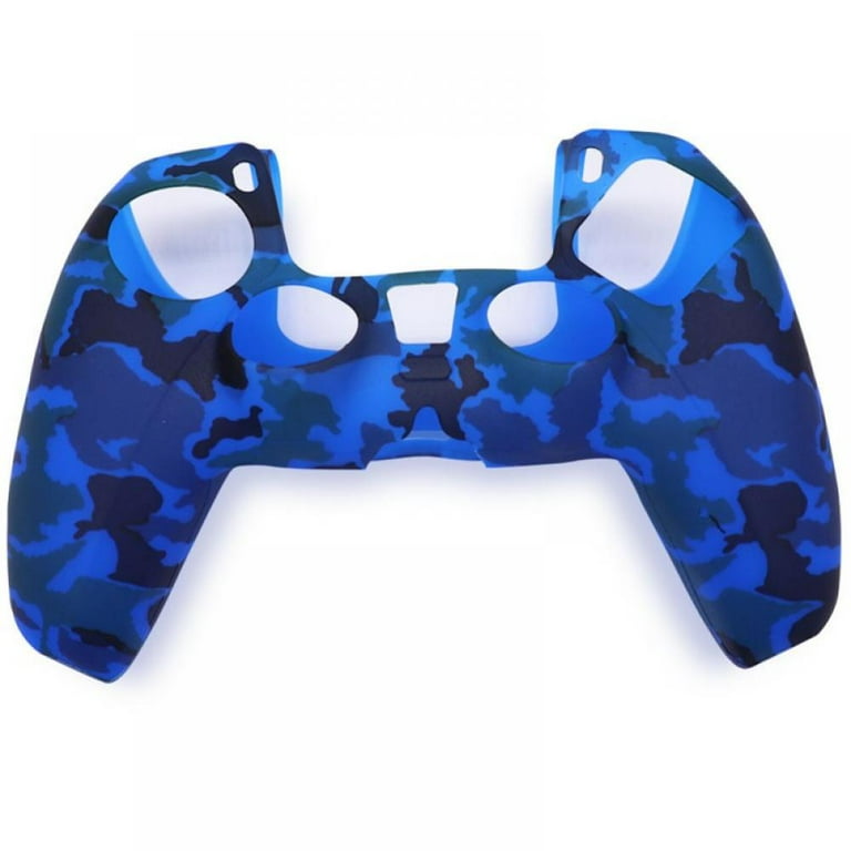 Blue Unique Pattern Silicone Cover Skin Case For Sony PS5