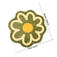 thumbnail image 2 of unbranded Tapete Decorativo Verde En Forma De Flor Para Con Alta Resistencia Y Absorción, 2 of 6