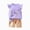 C275-Purple, variant on NIEWTR Girls Summer Clothing Sets 6-9 Months Girls 2PC Summer Set Cute Cartoon Printed Short Sleeve Shorts Two Piece Set 2Pcs Little Girls Clothing Set Sleepwear Loungewear