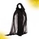 thumbnail image 5 of Disfraz de bruja de Halloween para mujer, vestido de fantasma oscuro, vestido de hechicera, accesorio de juego de roles para cosplay, actuación de mascarada, talla XXL (negro), 5 of 5