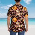 thumbnail image 6 of Daiia Woodland Creatures Floral Hawaiian Shirt for Men Gentle Cotton Regular Short Sleeve Casual-3X-Large, 6 of 9