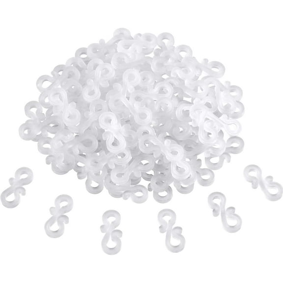 72 Pcs Christmas Light Clips Outdoor Hang Gutter Hooks for Christmas Decoration String Lights Weatherproof Plastic S Clip for Hanging Outdoor Lights