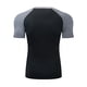 thumbnail image 3 of Ceisia Men's Compression Raglan Sleeve T-Shirt High Elastic Quick Dry Athletic Crew Neck Top Gift, 3 of 5