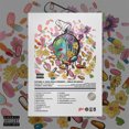 thumbnail image 3 of Póster de portada de álbum de música de rapero de 2023, Doja Cat, Juice WRLD, Lil Skies, Dave & Central Cee Gunna, impresión en lienzo, arte de pared, decoración de habitación, 3 of 5