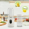 thumbnail image 6 of Taotanxi Portable Personal Blender 17 Oz/500 Ml Juicer, 175W Personal Size Blender, Ideal for Smoothies, Ice Blending, Juicing, And Food Processing, Compact, Convenient, And Versatile (White), 6 of 6